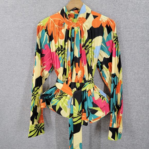 BEULAH STYLE SKYLAR PEPLUM TOP, SIZE ALL - Picture 4 of 8